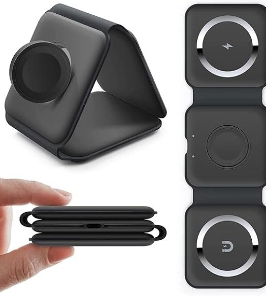 Stylish 3-in-1 wireless charger