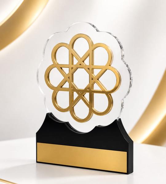 Prestige Geometric Acrylic Award