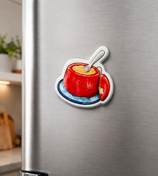 Custom Epoxy Fridge Magnet
