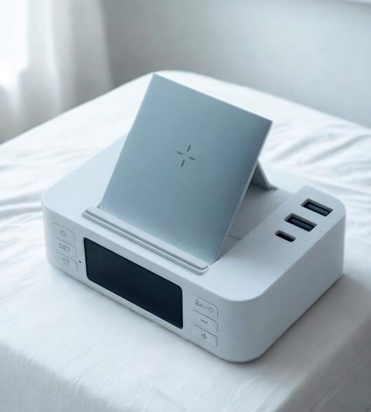 Wireless Charger with Alarm Clock